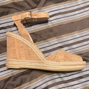 Stuart Weitzman Cork Wedges